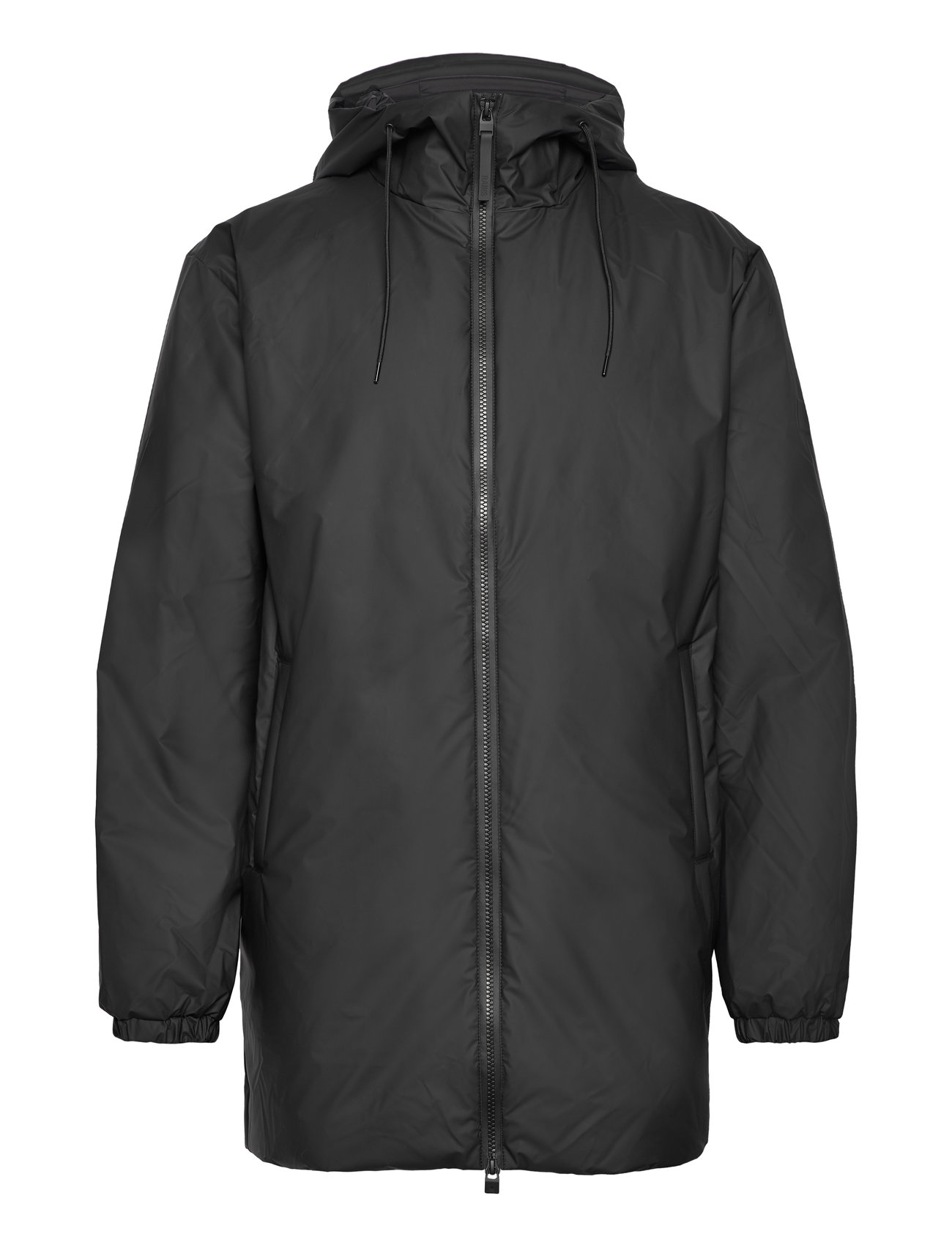 Rains "Lohja Long Insulated Jacket W3T2 Parka Jakke Black Rains"