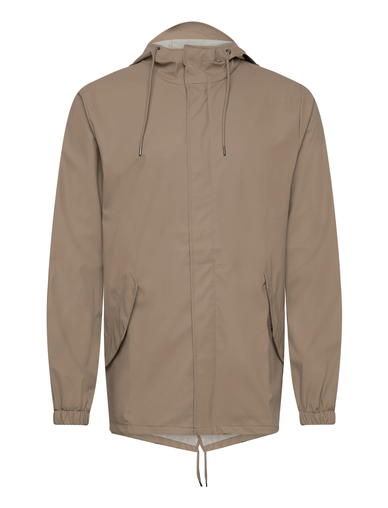 RAINS Fishtail Jacke W3 Beige - L - Damen
