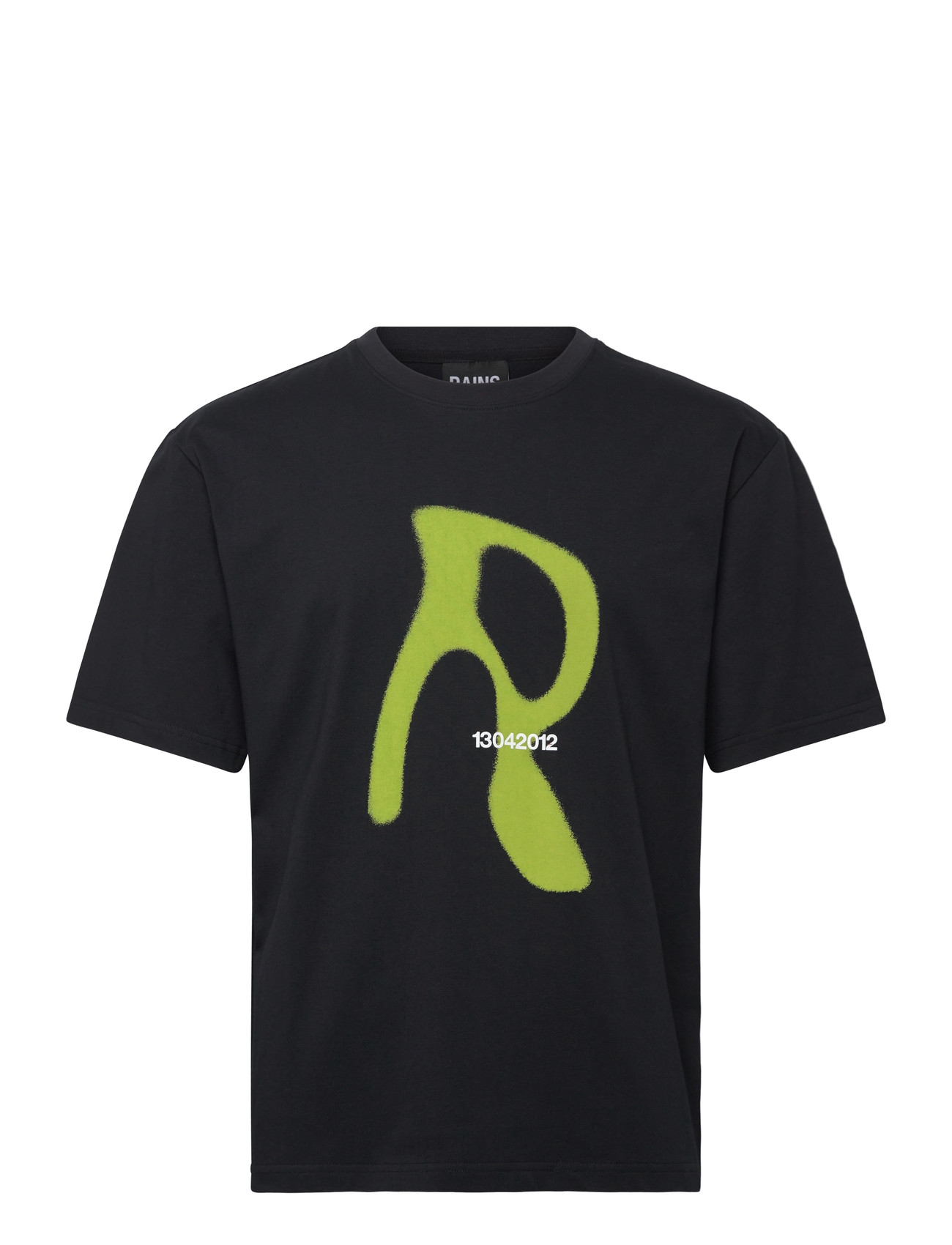 Rains Classic T-Shirt Blurred, L, Green, T-Shirts > Kortærmede, Herre