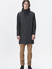 Rains - Long Jacket - spring jackets - 01 black - 0