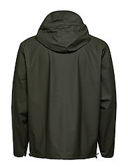Rains - Short Hooded Coat - spring jackets - 03 green - 1