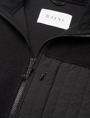 Rains - Fleece Vest - spring jackets - black - 2