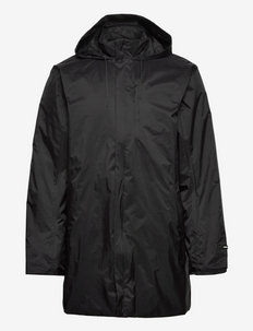 Padded Nylon Coat - lentejassen - 01 black
