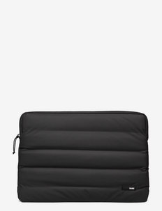 Laptop Cover Quilted 15” - vanntette bager - 01 black