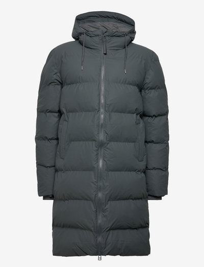 Long Puffer Jacket - down- & padded jackets - 05 slate