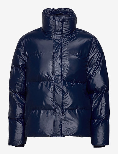 Boxy Puffer Jacket - down- & padded jackets - 07 shiny blue
