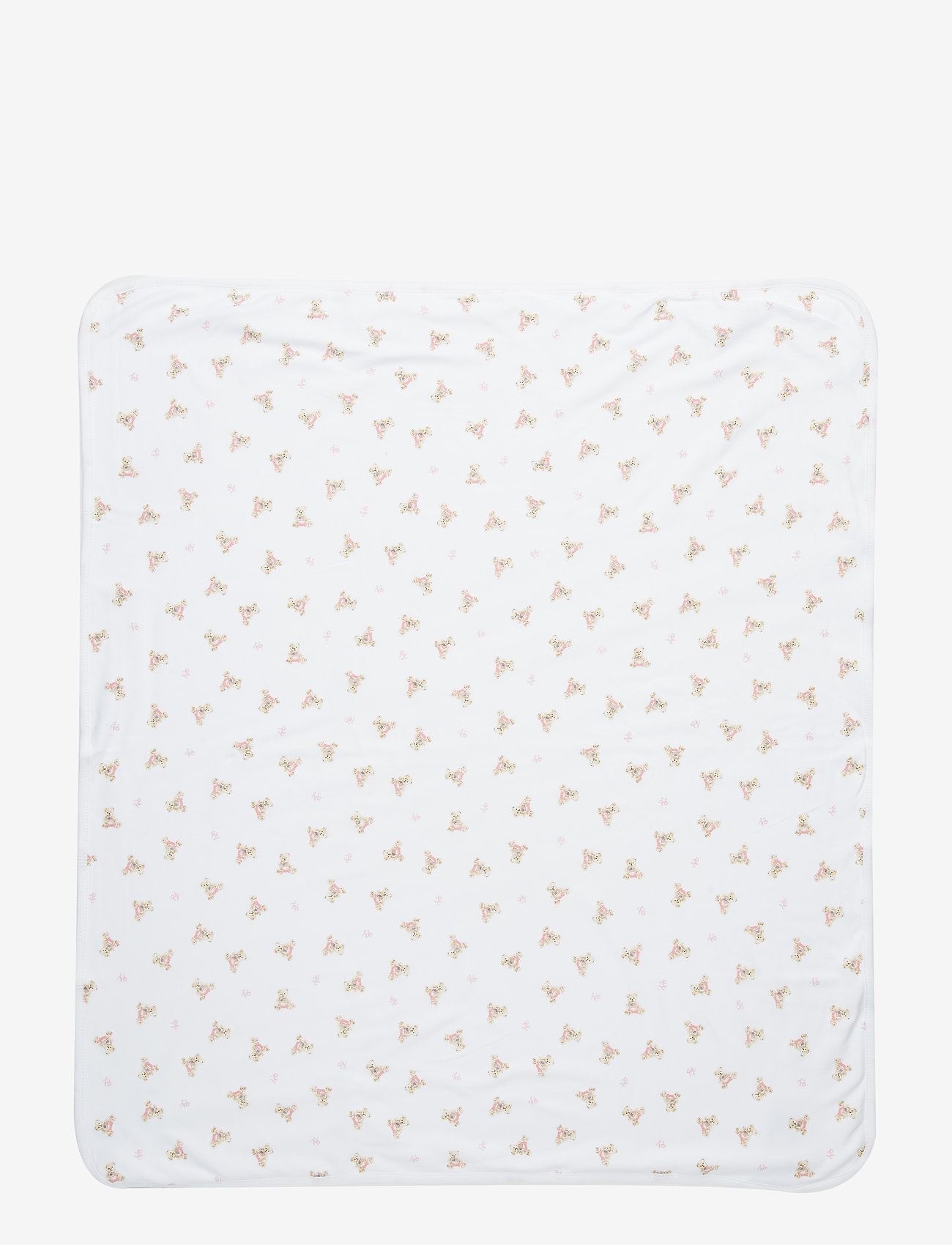 Ralph Lauren Baby - Polo Bear Cotton Blanket - white/pink/multi - 1