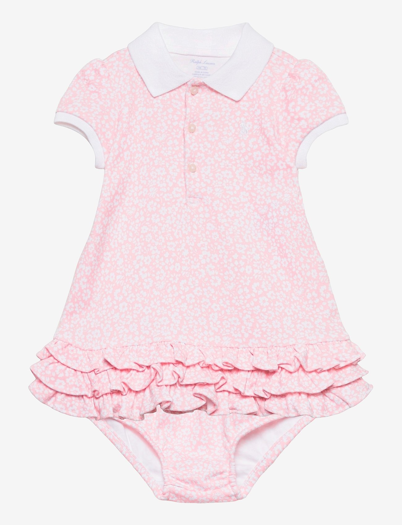 ruffled polo dress & bloomer