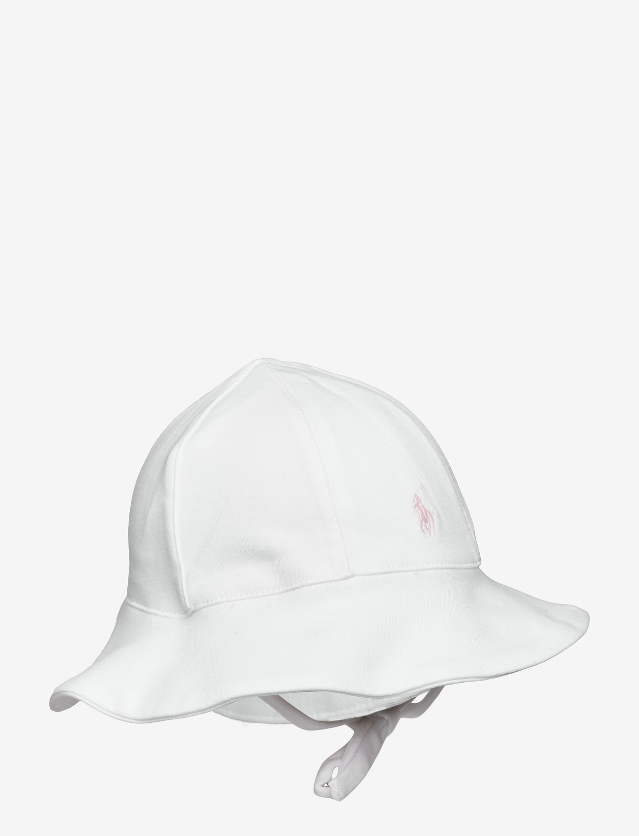 Ralph Lauren Baby - Cotton Interlock Sun Hat - white - 0