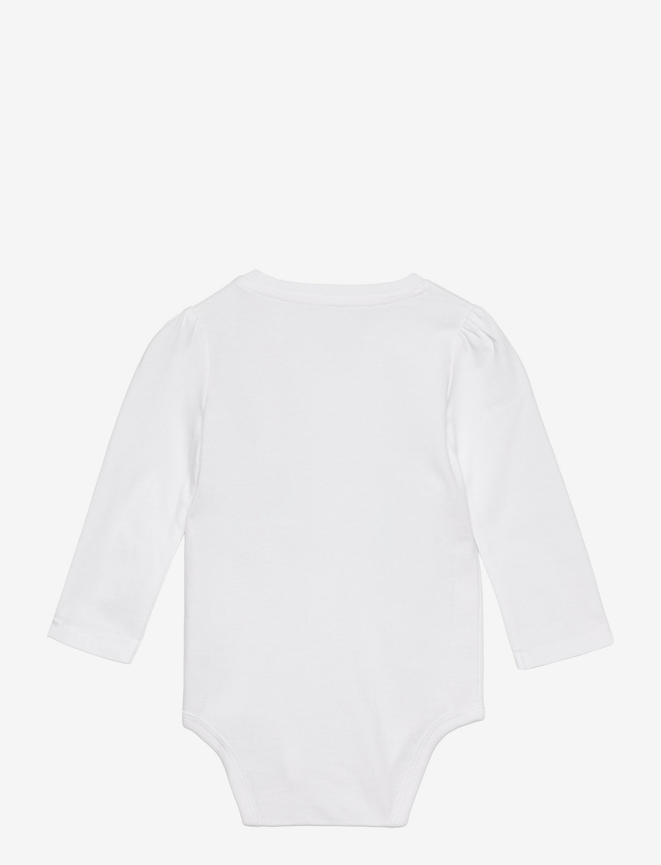 Ralph Lauren Baby - Puff-Sleeve Jersey Bodysuit - long-sleeved bodies - white - 1