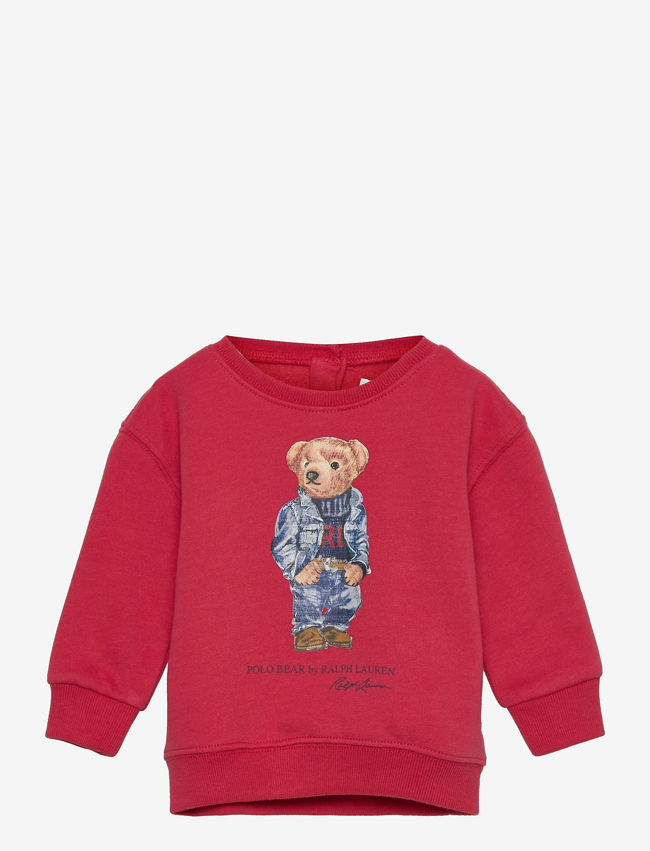 Ralph Lauren Baby - Polo Bear Fleece Sweatshirt - sweatshirts - starboard red - 0