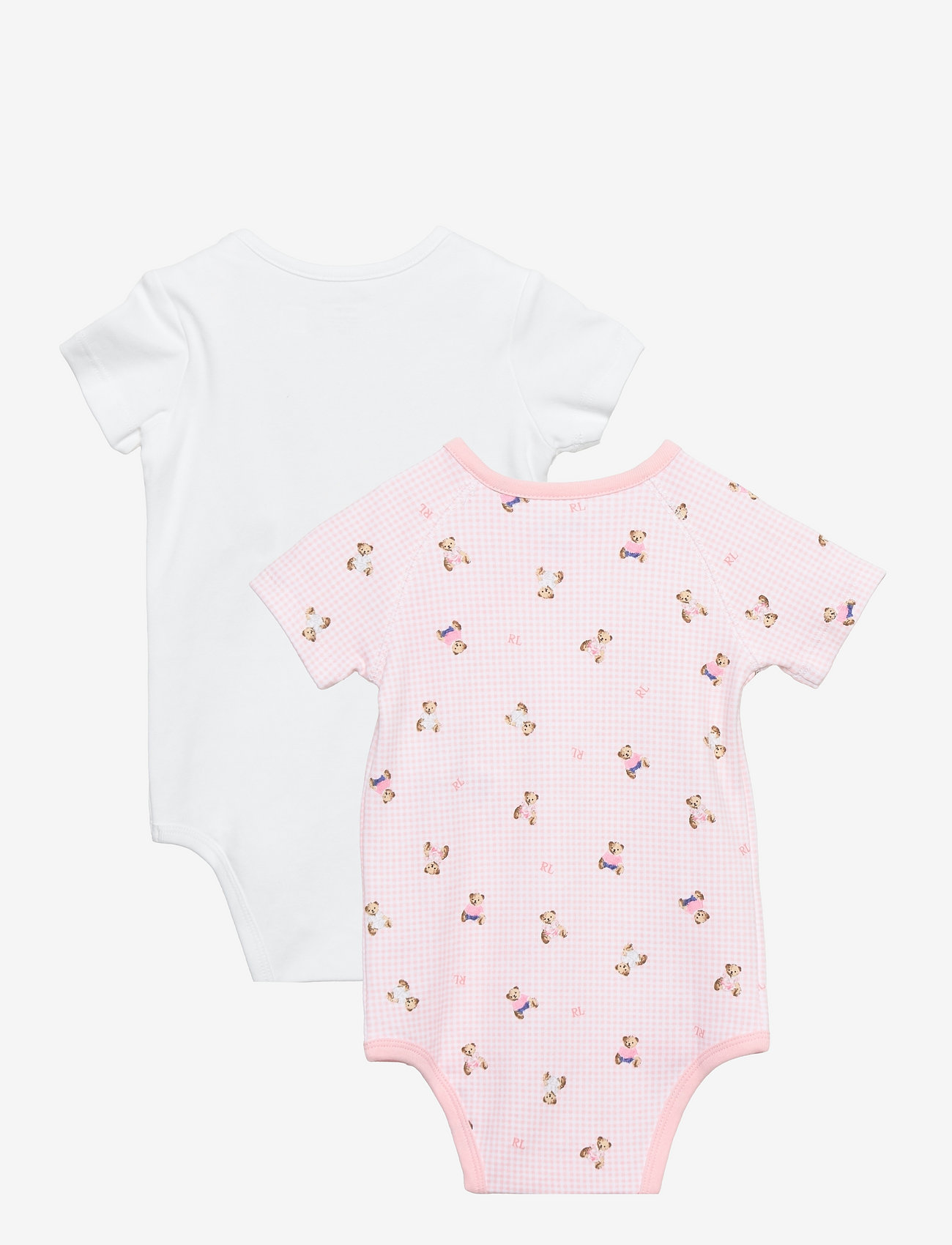 Ralph Lauren Baby - Polo Bear Cotton Shortall Gift Set - bodies croisés - pink multi - 1