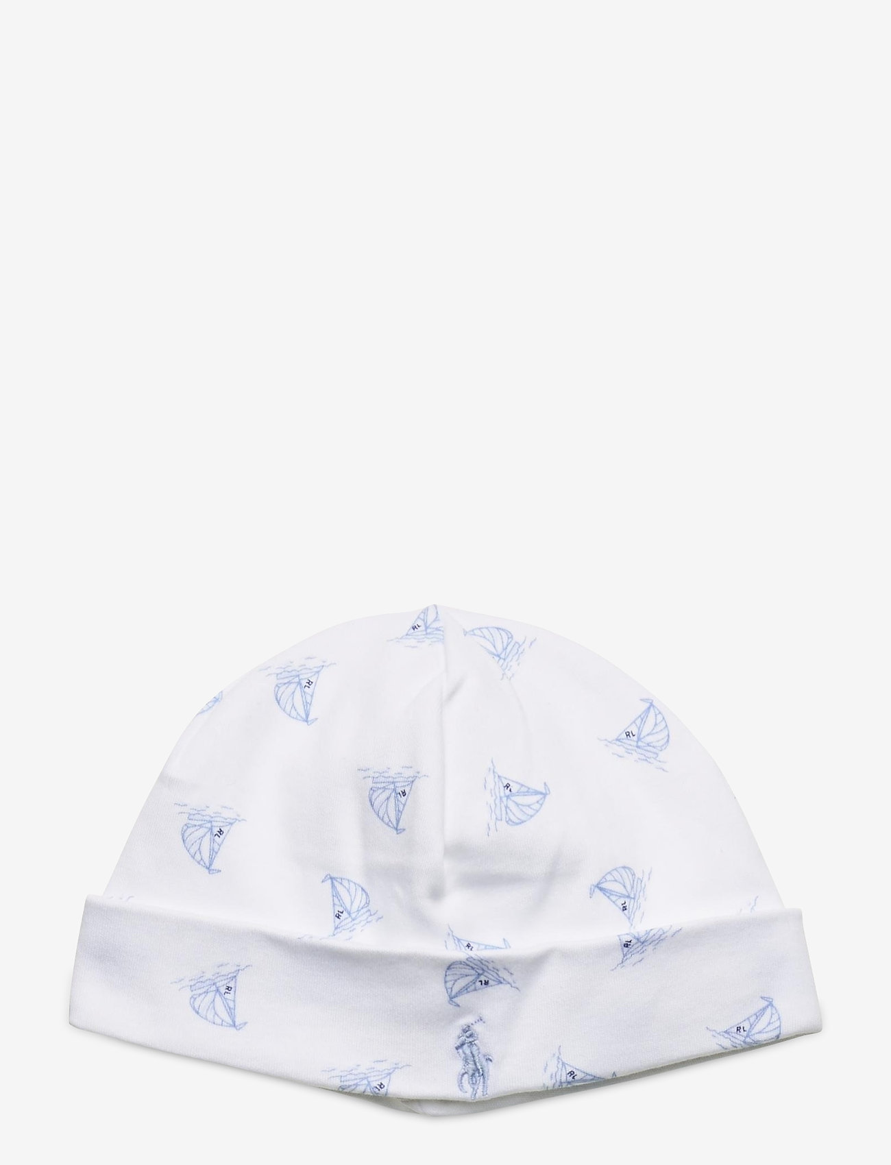 Ralph Lauren Baby - Nautical Interlock Hat - white multi - 0