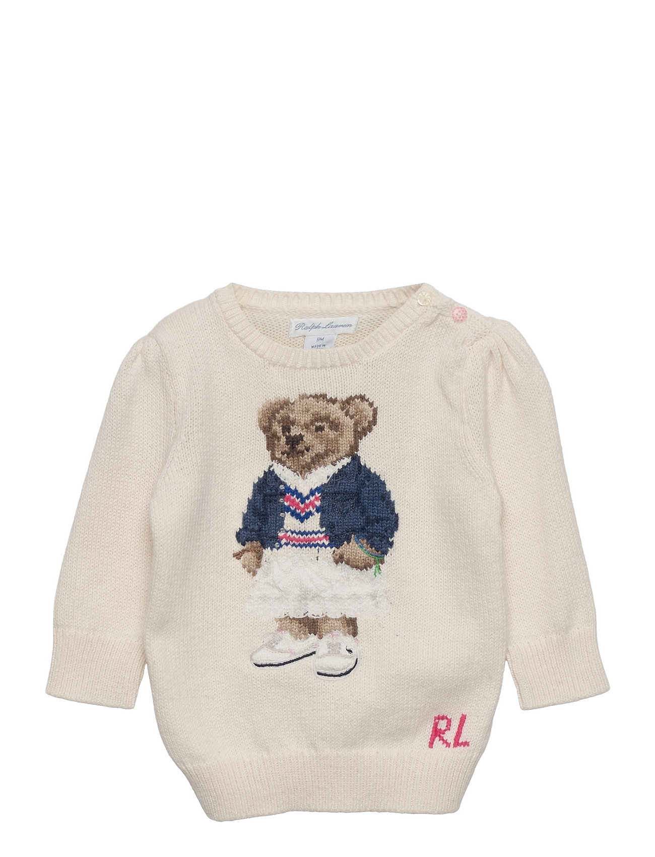 Ralph Lauren Baby Polo Bear Cotton Sweater - Tops 