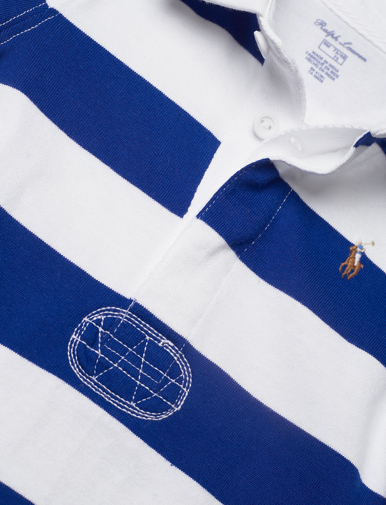Ralph Lauren Baby Striped Cotton Rugby 