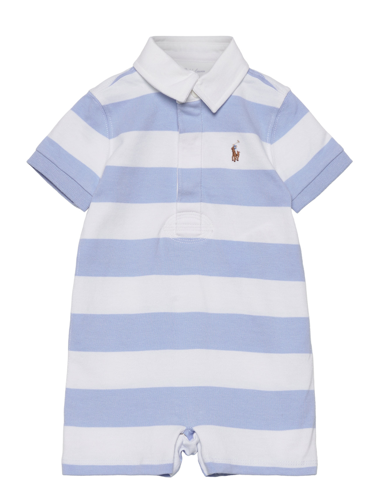 Yd Rugby Jersey-Rugby Shrtll-Op-Sha Bodysuits Short-sleeved Blue Ralph Lauren Baby