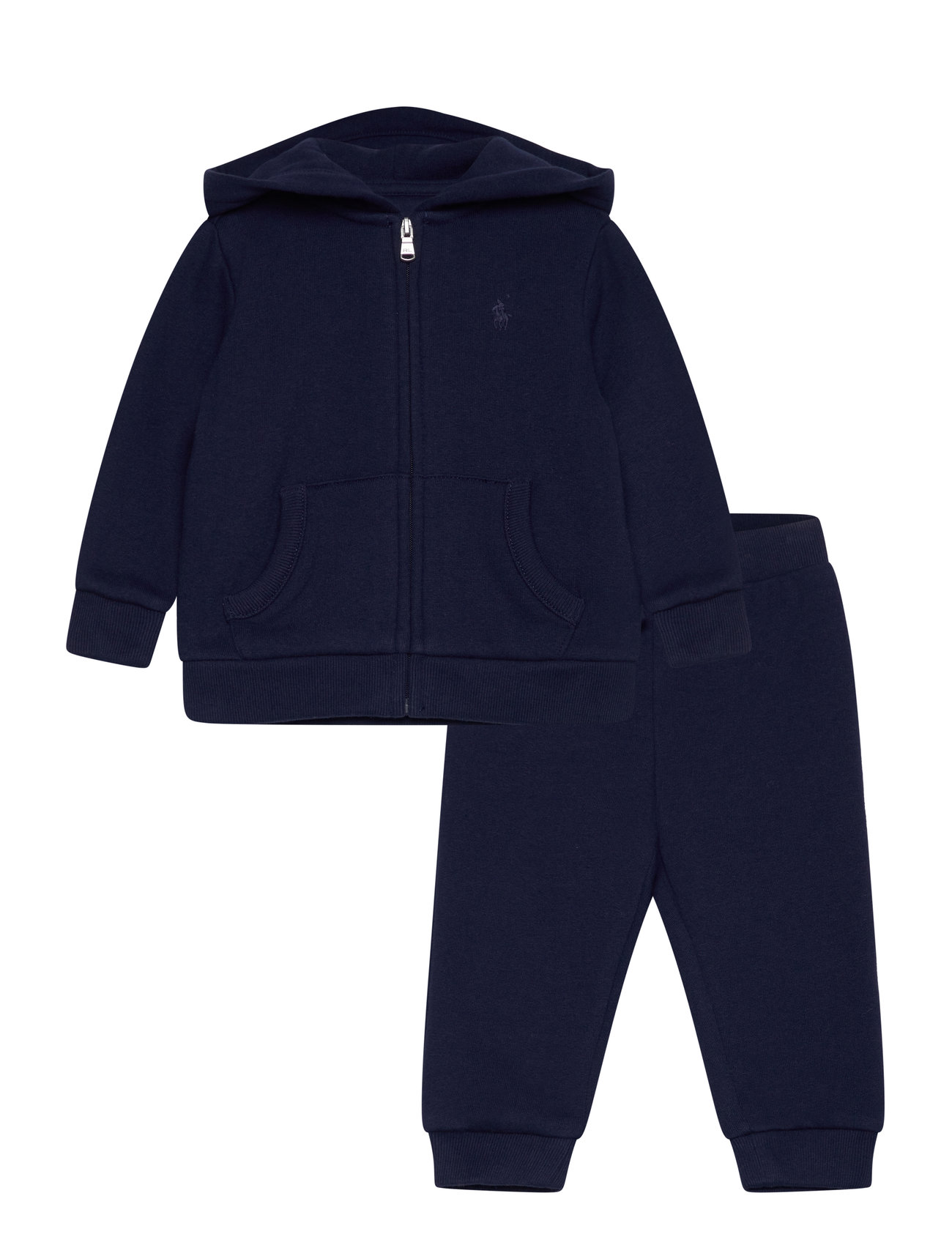 Lw Magic Fleece-Lsfzhood-St-Pns Sets Sweatsuits Navy Ralph Lauren Baby