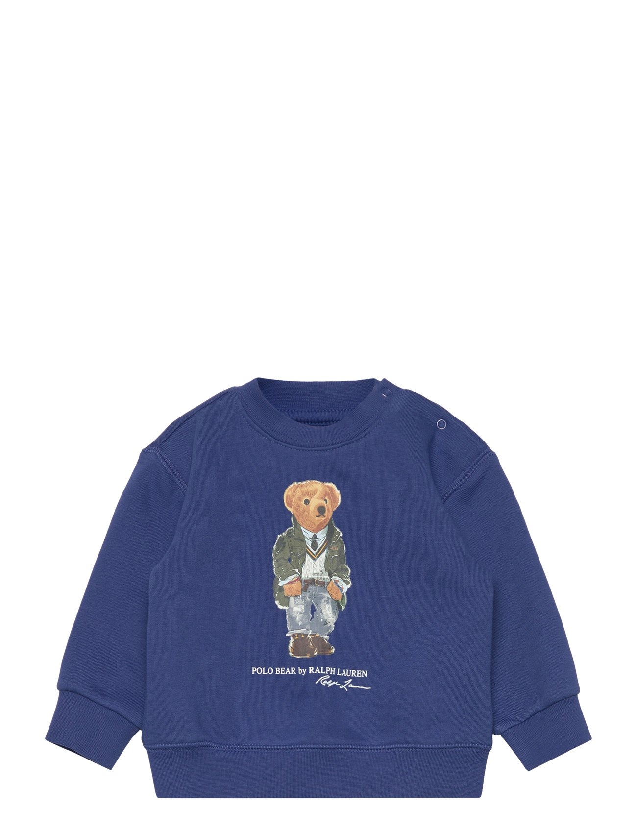 Polo Bear Fleece Sweatshirt Tops Sweat-shirts & Hoodies Sweat-shirts Blue Ralph Lauren Baby