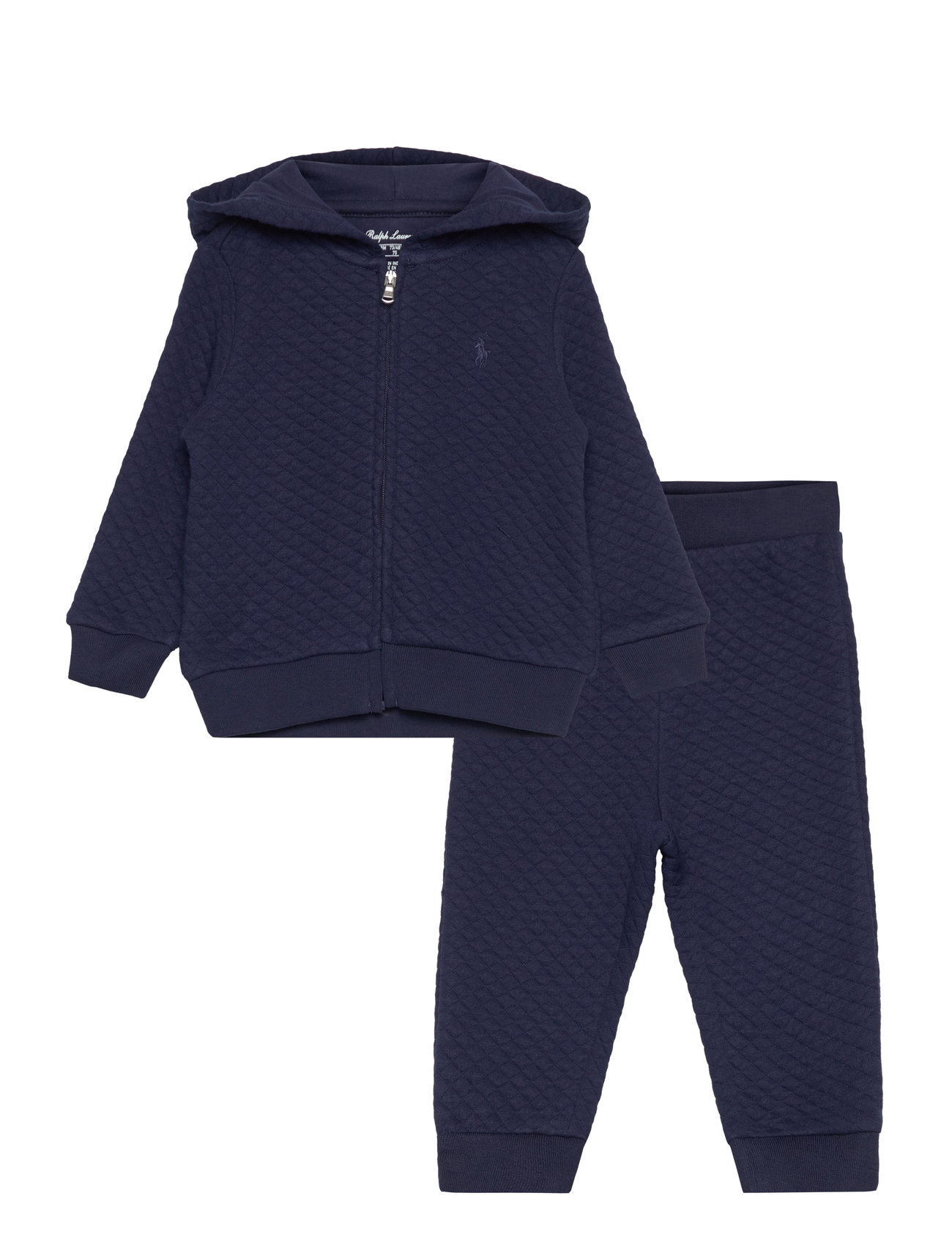 Polo Bear Full-Zip Hoodie & Pant Set Sets Sweatsuits Navy Ralph Lauren Baby