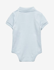 Ralph Lauren Baby - Soft Cotton Polo Bodysuit - short-sleeved bodies - beryl blue - 1