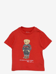 Polo Bear Cotton Jersey Tee - MADISON RED