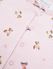 Ralph Lauren Baby - Reversible Polo Bear Interlock Cardigan - cardigans - pink multi - 2