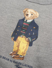 Ralph Lauren Baby - Polo Bear Fleece Sweatshirt - long-sleeved t-shirts - classic grey heat - 2