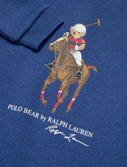 Ralph Lauren Baby - Polo Bear & Big Pony Fleece Coverall - fleece sets - blue yacht - 2
