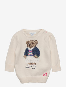 Polo Bear Cotton Sweater - jumpers - clubhouse cream