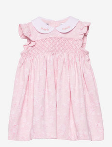 Floral Cotton Interlock Dress & Bloomer - short-sleeved baby dresses - cottage rose