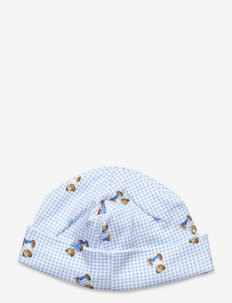 Polo Bear Cotton Interlock Beanie - baby hats - elite blue multi