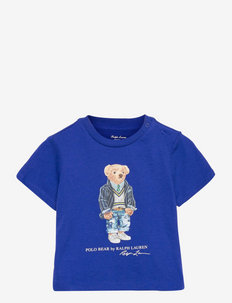 Polo Bear Cotton Jersey Tee - short-sleeved t-shirts - heritage royal
