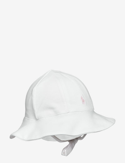 Cotton Interlock Sun Hat - kapelusze przeciwsłoneczne - white