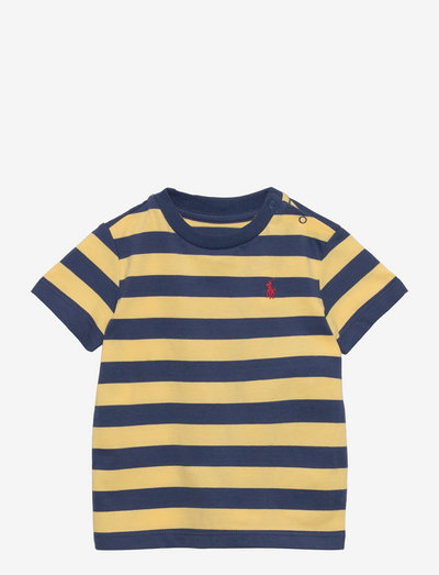 Striped Cotton Jersey Tee - short-sleeved t-shirts - empire yellow/lig