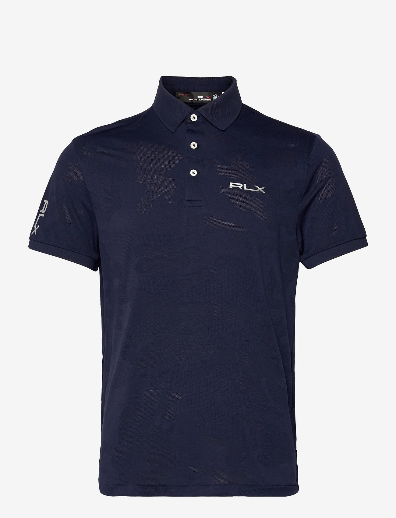 Ralph Lauren Golf - Custom Slim Performance Camo Polo Shirt - polos - french navy camo - 0