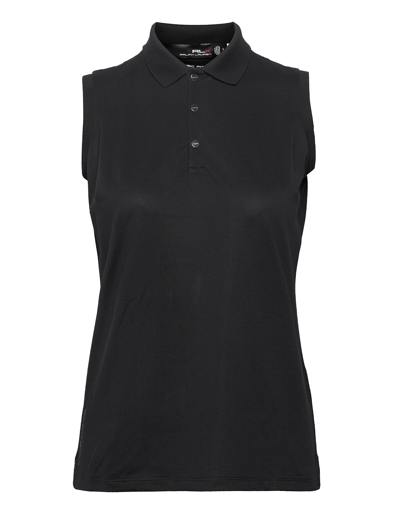 Sleeveless Piqué Polo Shirt Sport T-shirts & Tops Polos Black Ralph Lauren Golf
