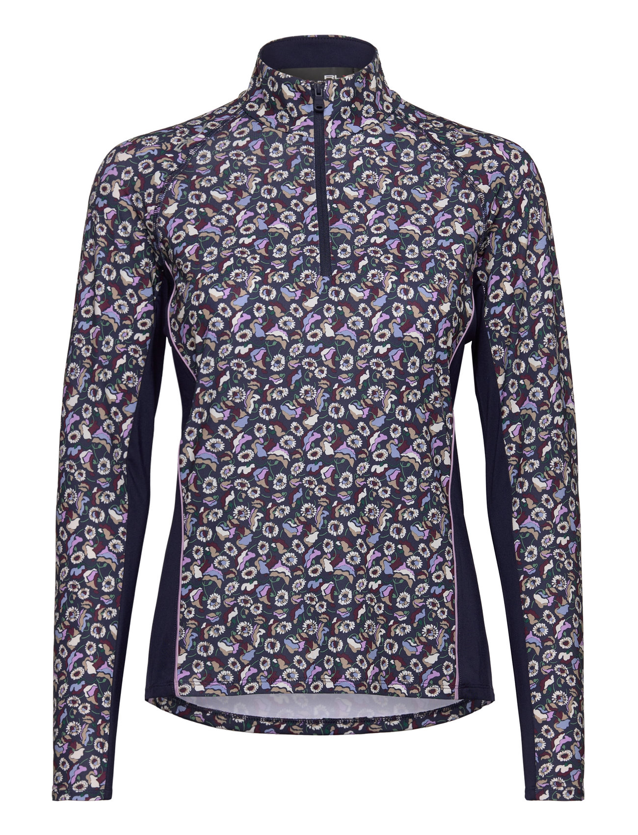 Floral Quarter-Zip Pullover Sport Sweat-shirts & Hoodies Sweat-shirts Blue Ralph Lauren Golf
