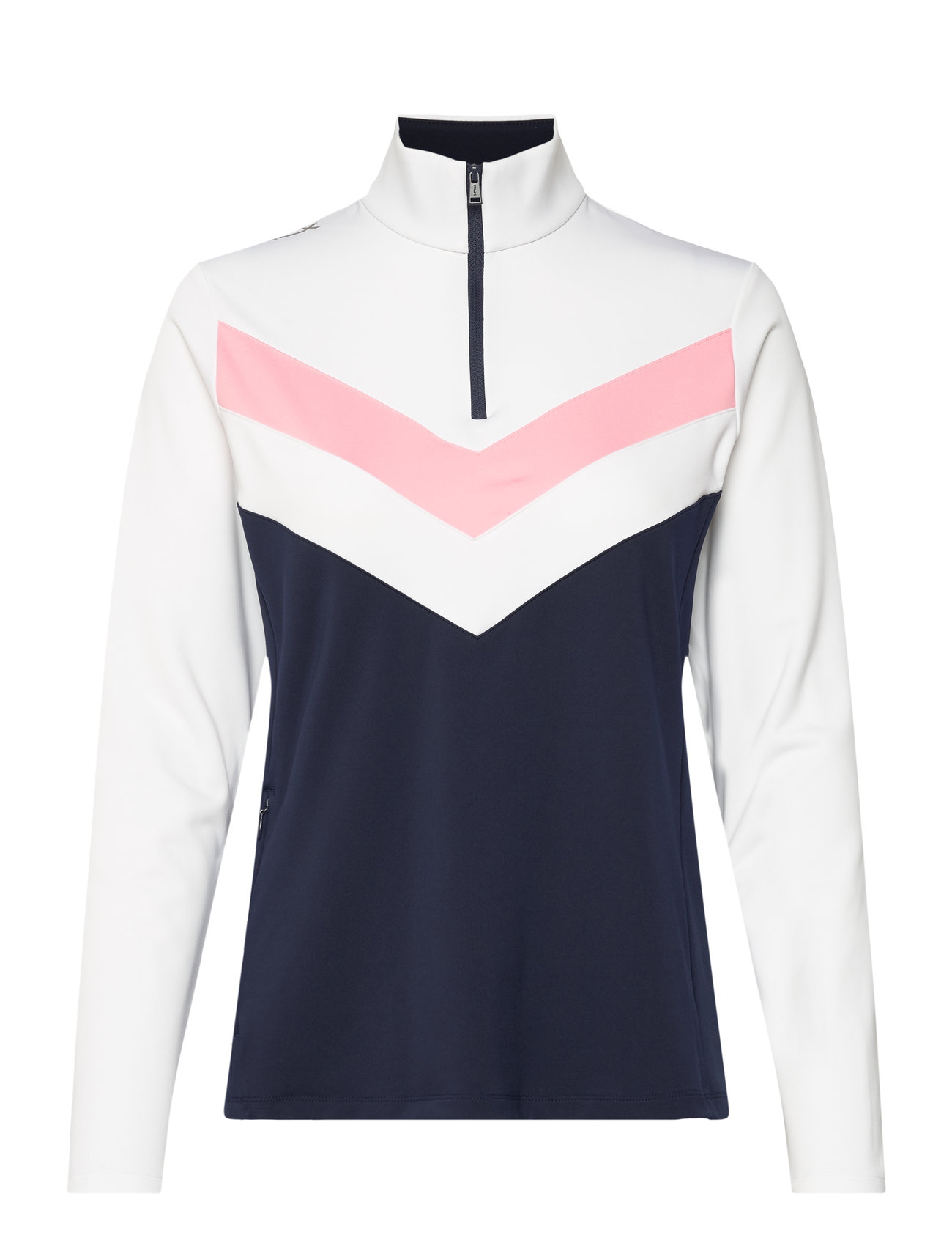 Striped Interlock Quarter-Zip Pullover Sport Sweat-shirts & Hoodies Fleeces & Midlayers Multi/patterned Ralph Lauren Golf