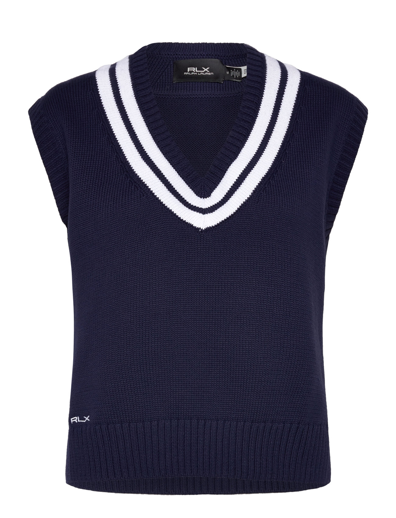 Ralph Lauren Golf Cotton-Blend Cricket Sweater Vest Marinblå