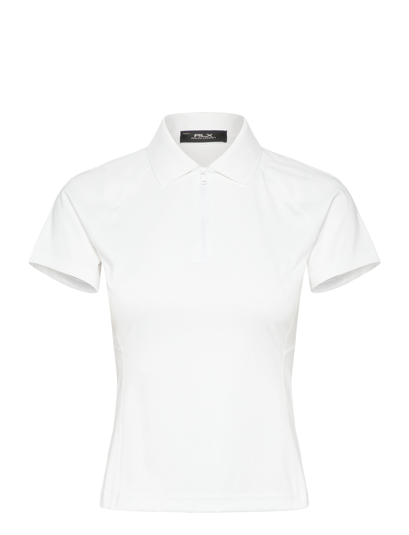 Ralph Lauren Golf Slim Fit Quarter-Zip Polo Shirt, S, White, Sports Overdele & T-shirts > Sport Polos, Dame