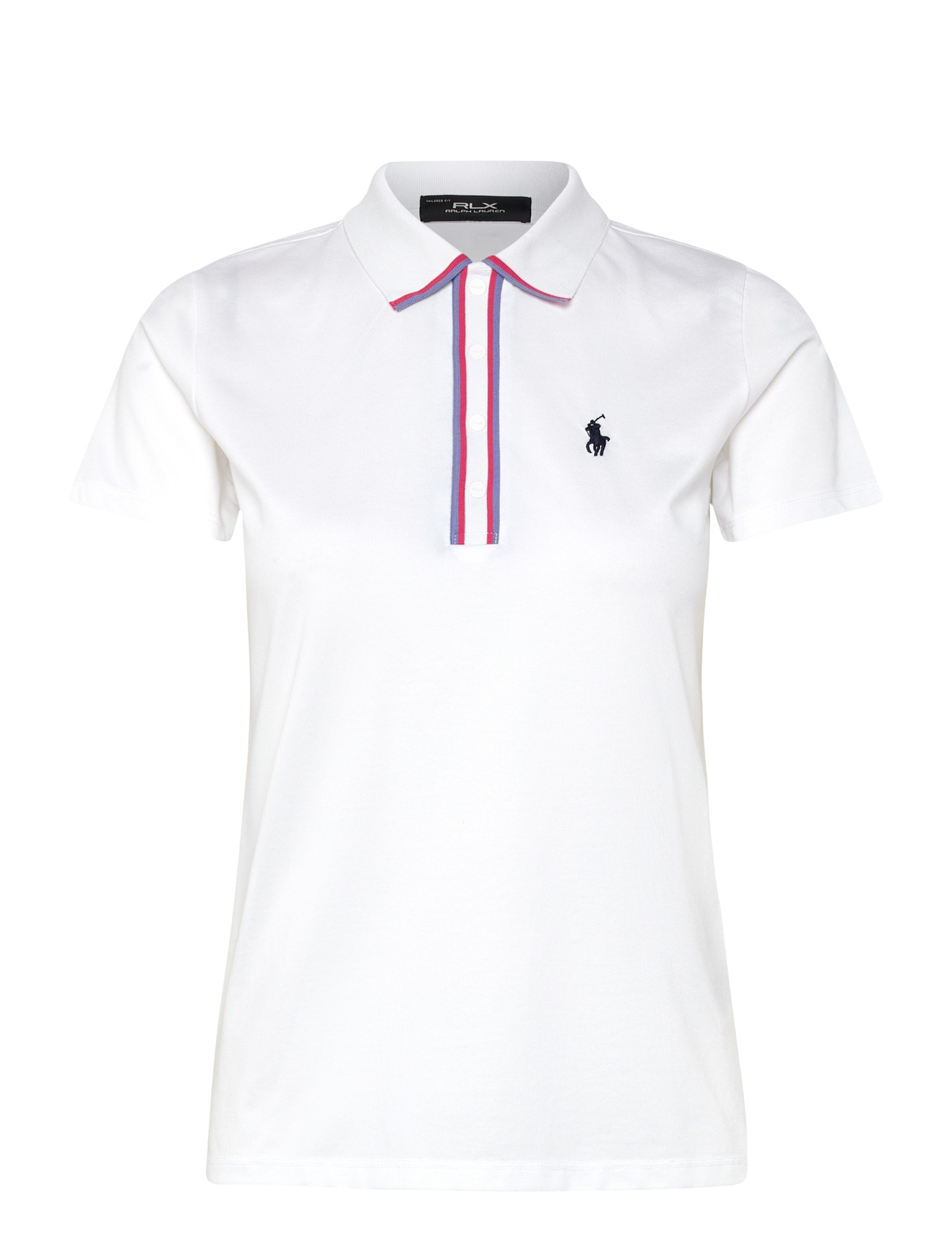 Ralph Lauren Golf Tailored Fit Jersey Polo Shirt, XS, White, Sports Overdele & T-shirts > Sport Polos, Dame