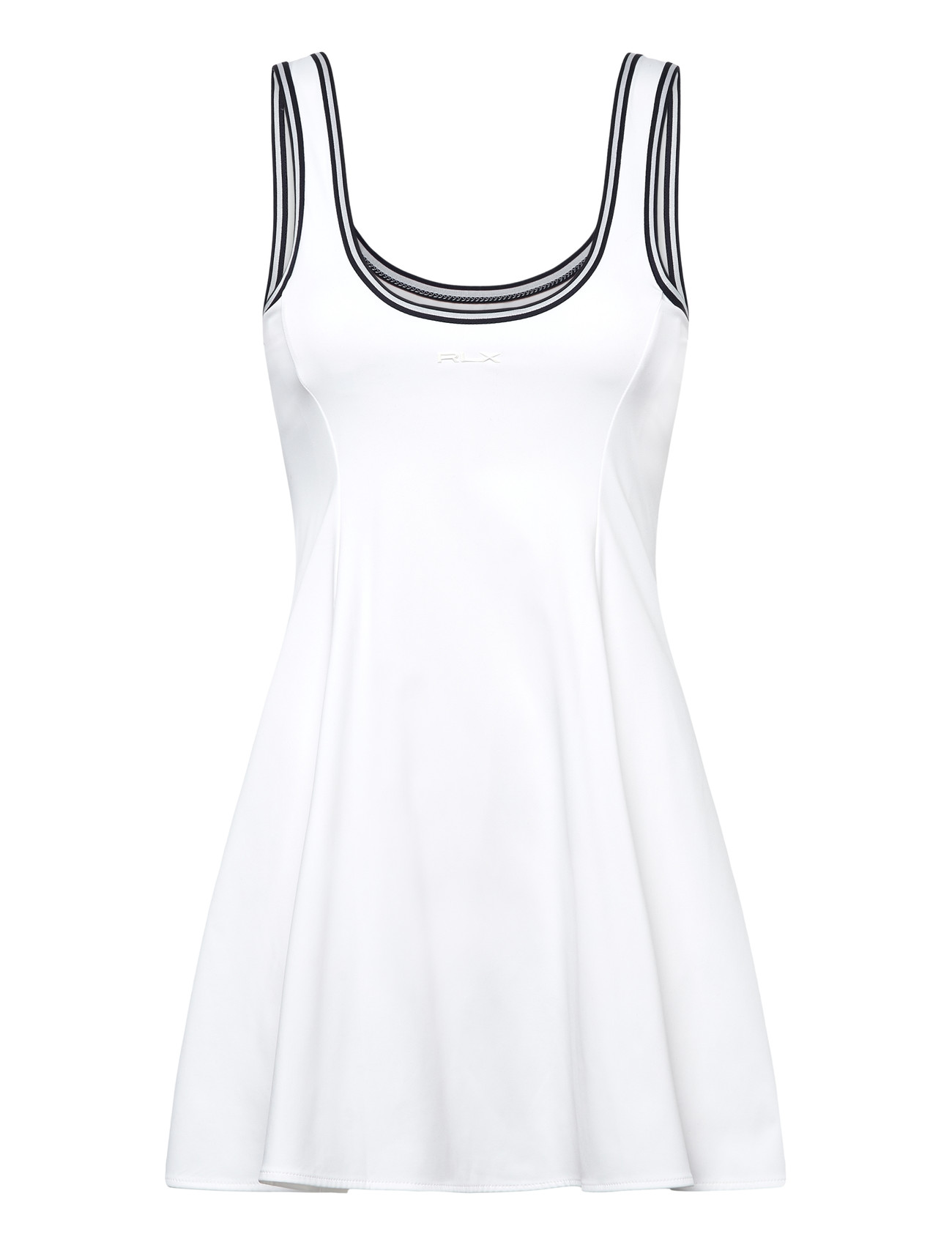 Ralph Lauren Golf Interlock Scoopback Dress, L, White, Sport Kjoler Og Nederdele > Sport Dresses, Dame