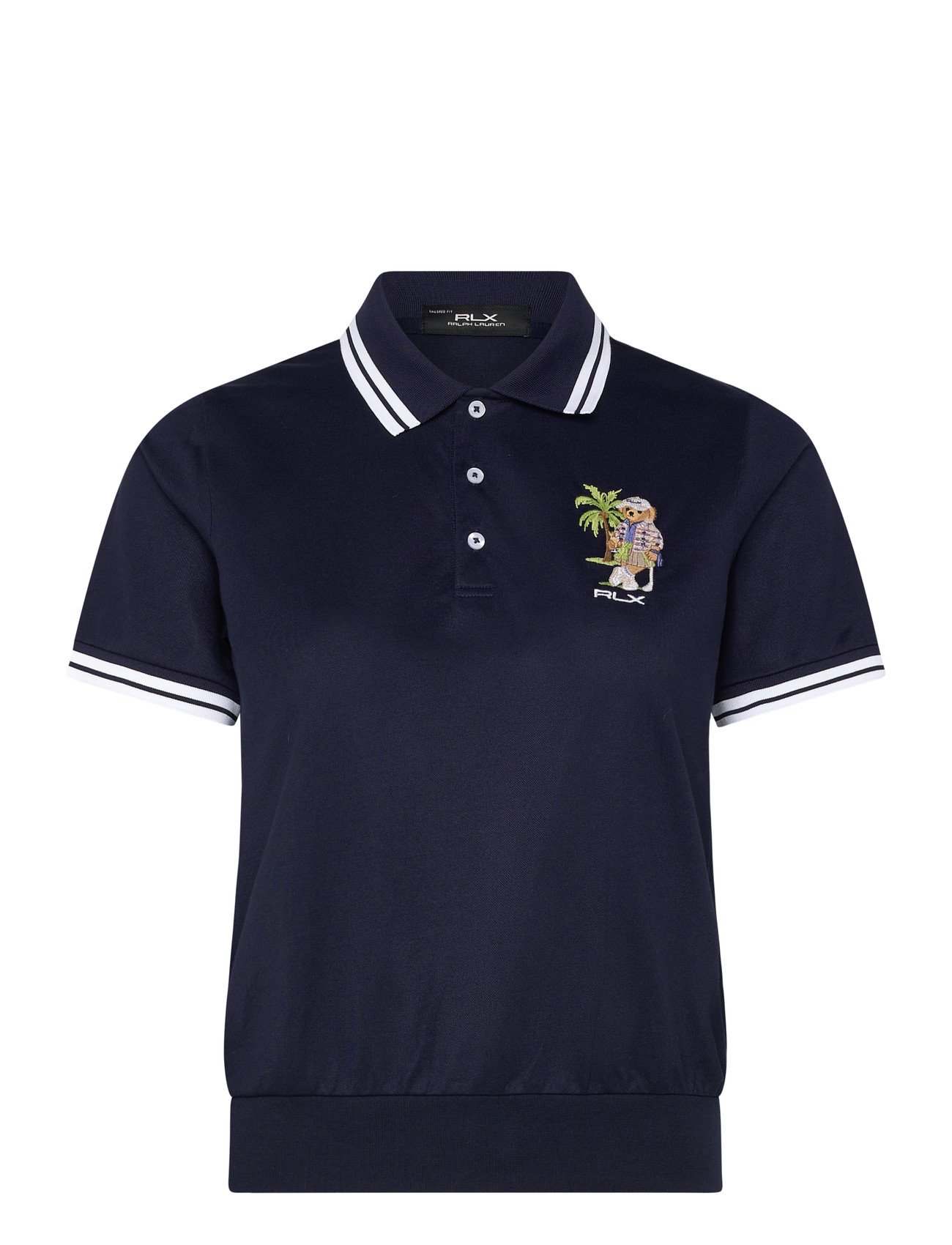 Ralph Lauren Golf Polo Bear Jersey Polo Shirt, M, Navy, Sports Overdele & T-shirts > Sport Polos, Dame