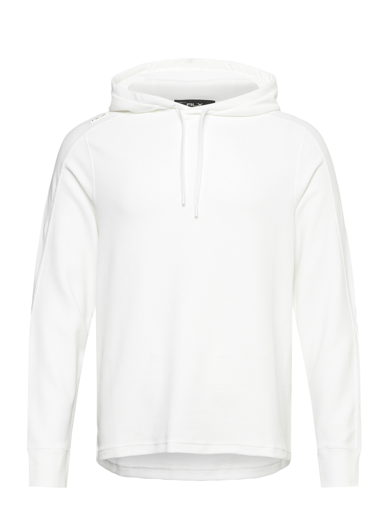 Ralph Lauren Golf Performance Waffle-Knit Hoodie, L, White, Sport Sweatshirts & Hoodies > Sport Hoodies, Herre