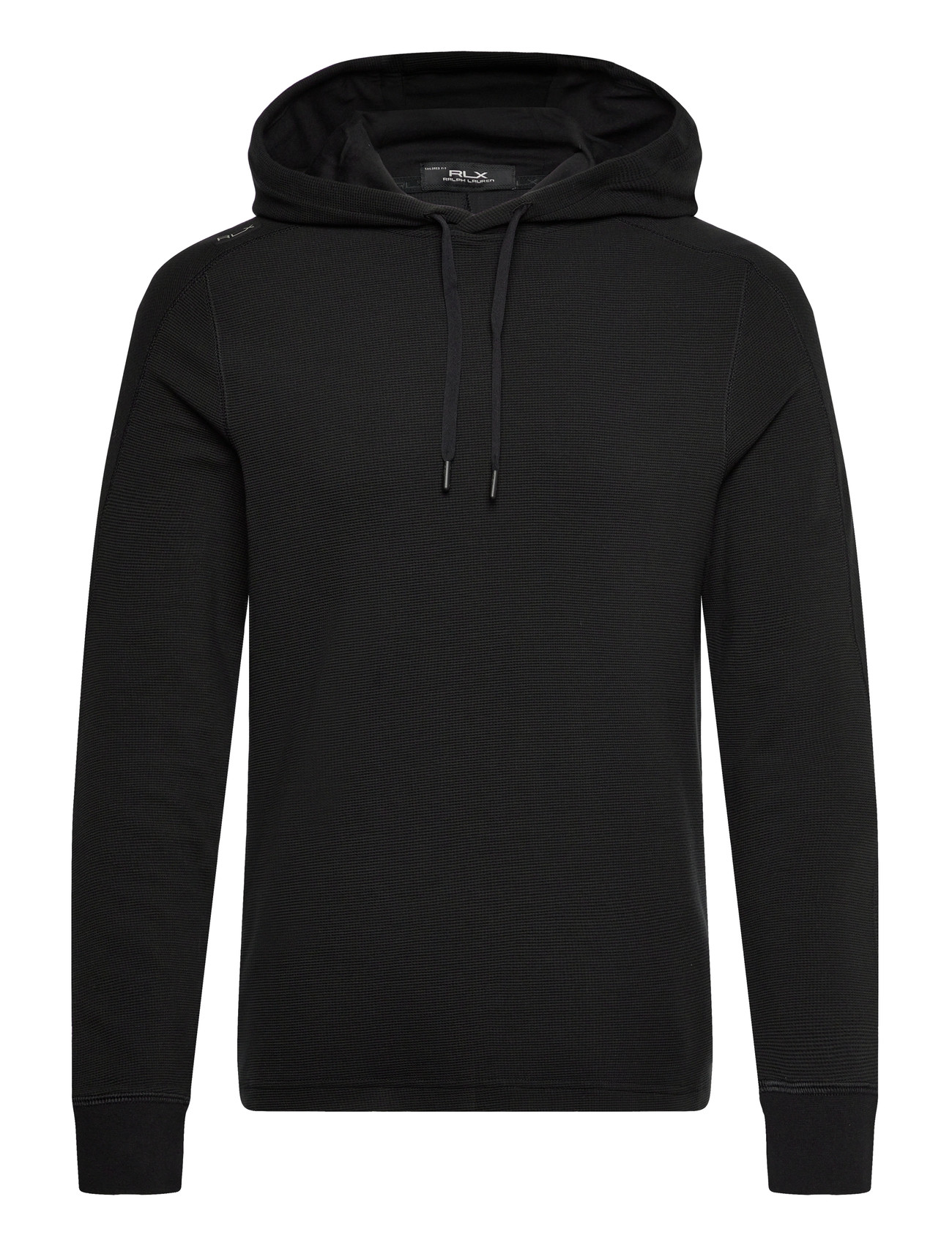 Ralph Lauren Golf Performance Waffle-Knit Hoodie, M, Black, Sport Sweatshirts & Hoodies > Sport Hoodies, Herre