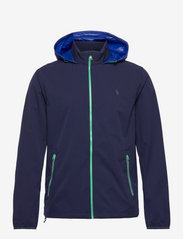 Packable Hooded Stretch Jacket - FRENCH NAVY