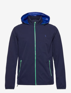 Packable Hooded Stretch Jacket - spring jackets - french navy