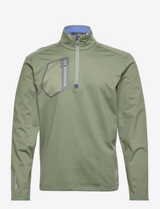 Classic Fit Luxury Jersey Pullover - langermede topper - cargo green