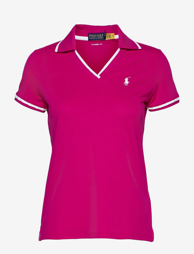 Tailored Fit Cricket Polo Shirt - polos - aruba pink/pure w