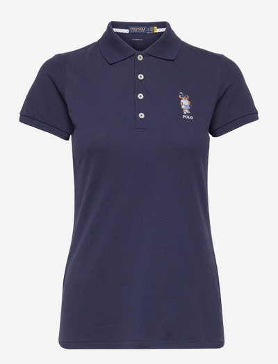 Polo Bear Tailored Fit Polo Shirt - koszulki polo - french navy